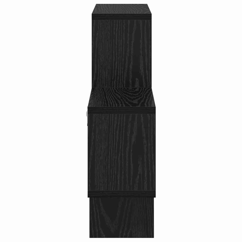 Wandregal Schwarze Eiche 82 x 15 x 51 cm Holzwerkstoff