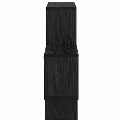 Wandregal Schwarze Eiche 82 x 15 x 51 cm Holzwerkstoff