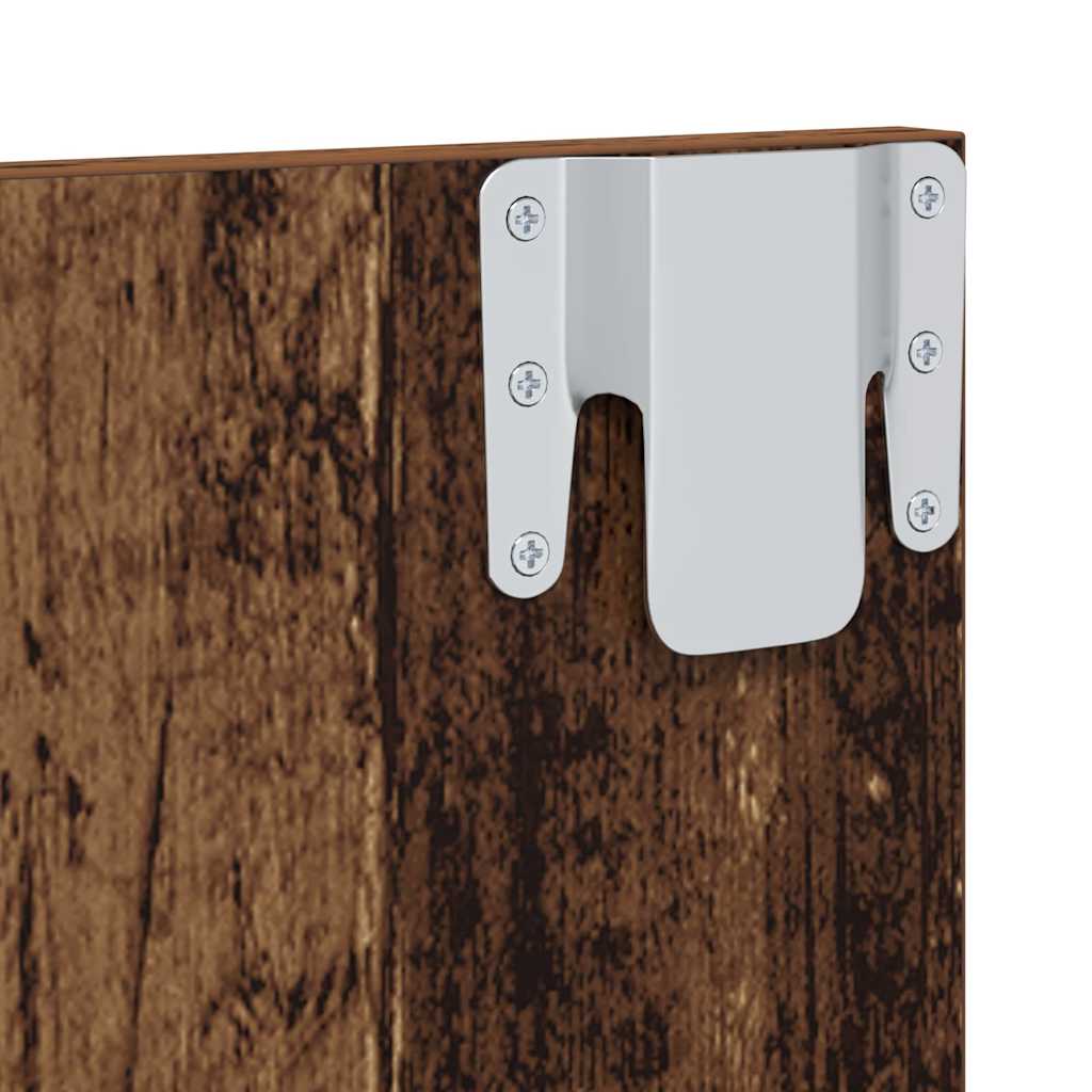 Wand TV Schrank Altholz 120 x 23.5 x 90 cm Holzwerkstoff