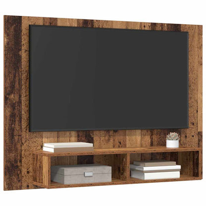 Wand TV Schrank Altholz 120 x 23.5 x 90 cm Holzwerkstoff