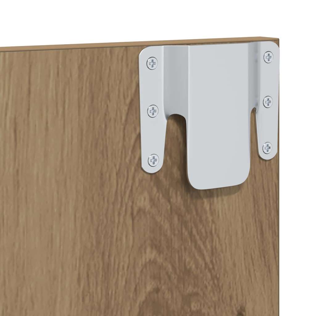 Wand TV Schrank Eiche handwerklich 120 x 23.5 x 90 cm