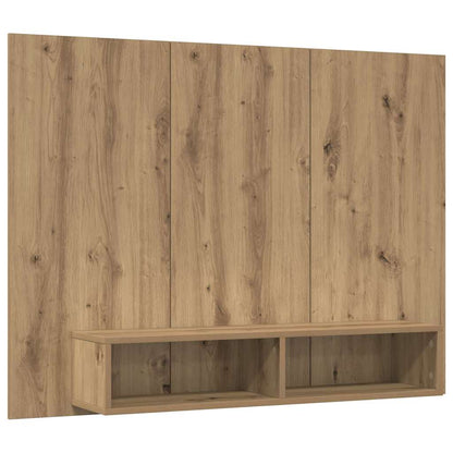 Wand TV Schrank Eiche handwerklich 120 x 23.5 x 90 cm