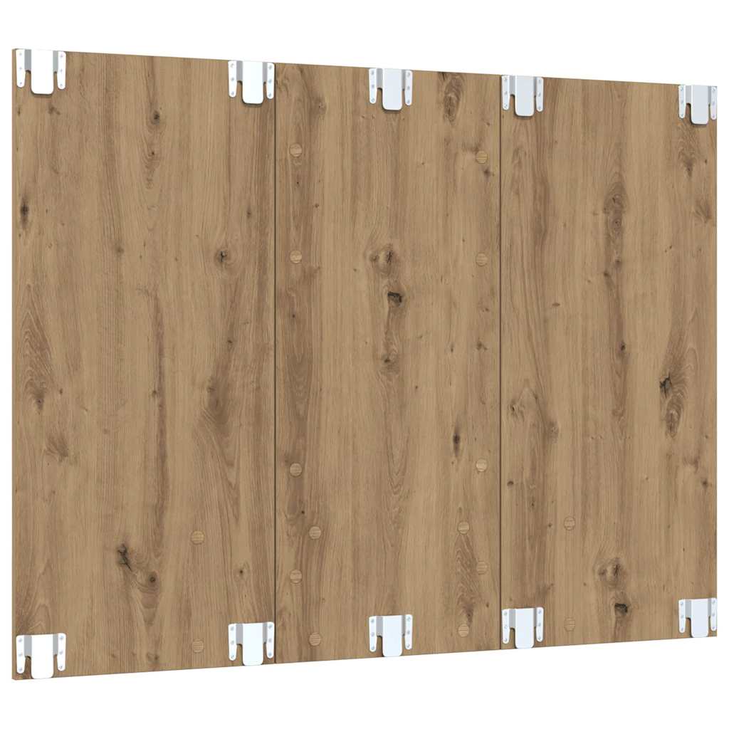 Wand TV Schrank Eiche handwerklich 120 x 23.5 x 90 cm
