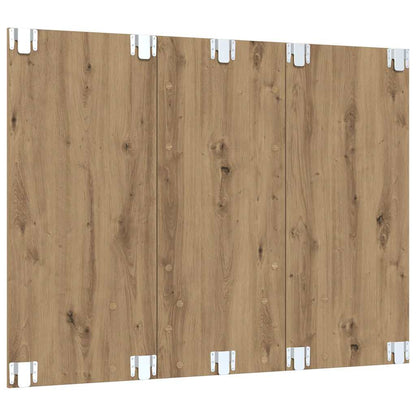 Wand TV Schrank Eiche handwerklich 120 x 23.5 x 90 cm