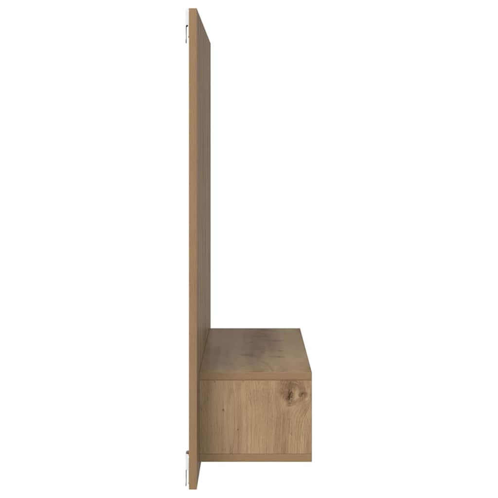 Wand TV Schrank Eiche handwerklich 120 x 23.5 x 90 cm