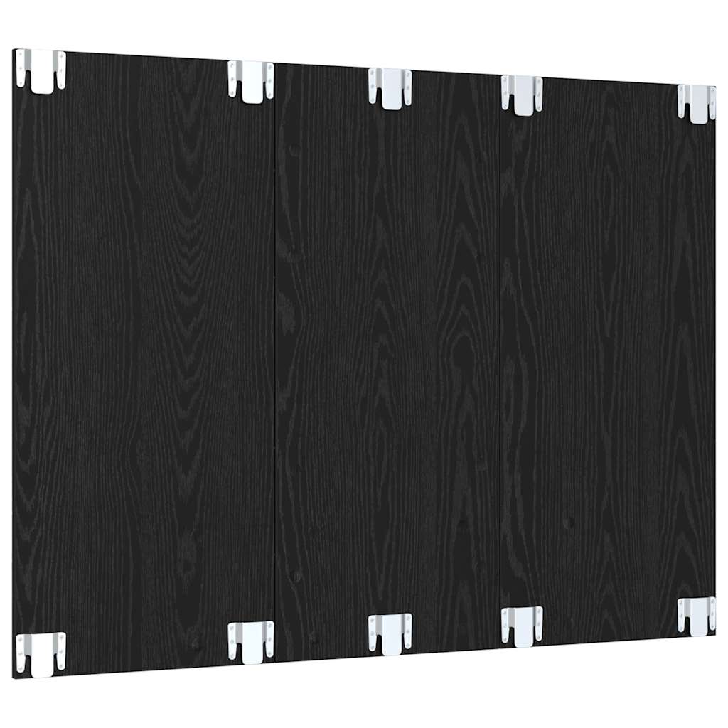 Wand TV Schrank Schwarze Eiche 120 x 23.5 x 90 cm Holzwerkstoff