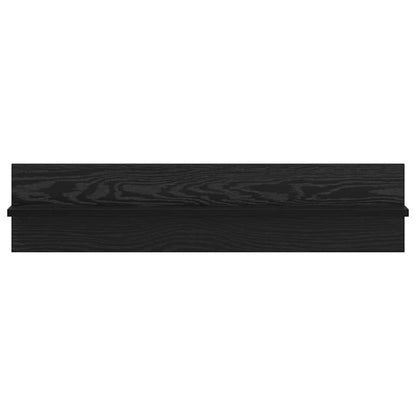 Wandregale 2 pcs Schwarze Eiche 80 x 11.5 x 18 cm Holzwerkstoff