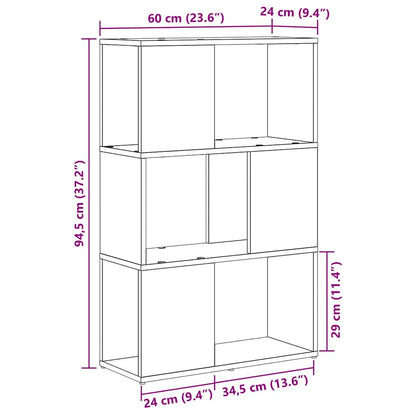 Unterhaltungszentrum Schwarz 60 x 24 x 94 cm Holzwerkstoff