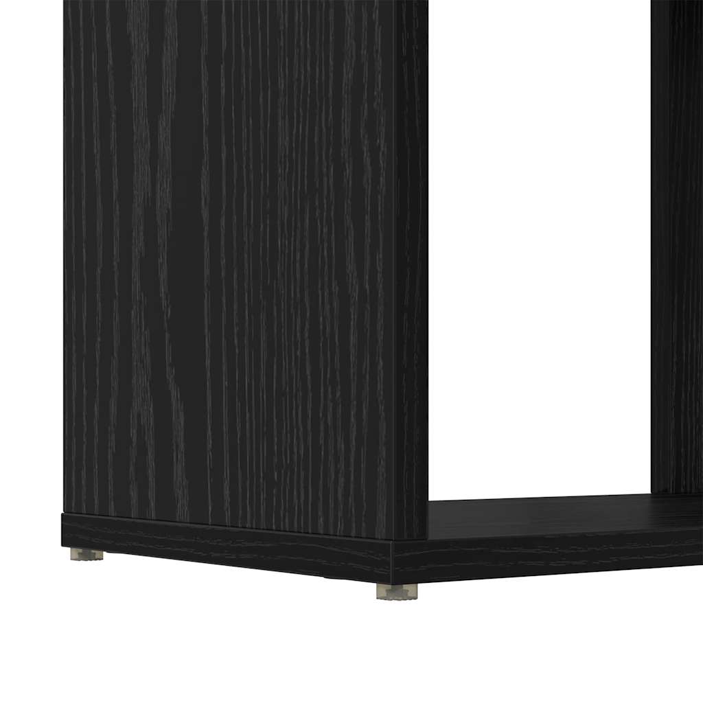 Unterhaltungszentrum Schwarz 60 x 24 x 124 cm Holzwerkstoff