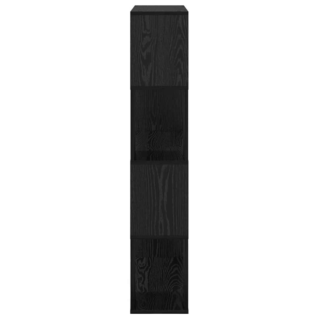 Unterhaltungszentrum Schwarz 80 x 24 x 124 cm Holzwerkstoff