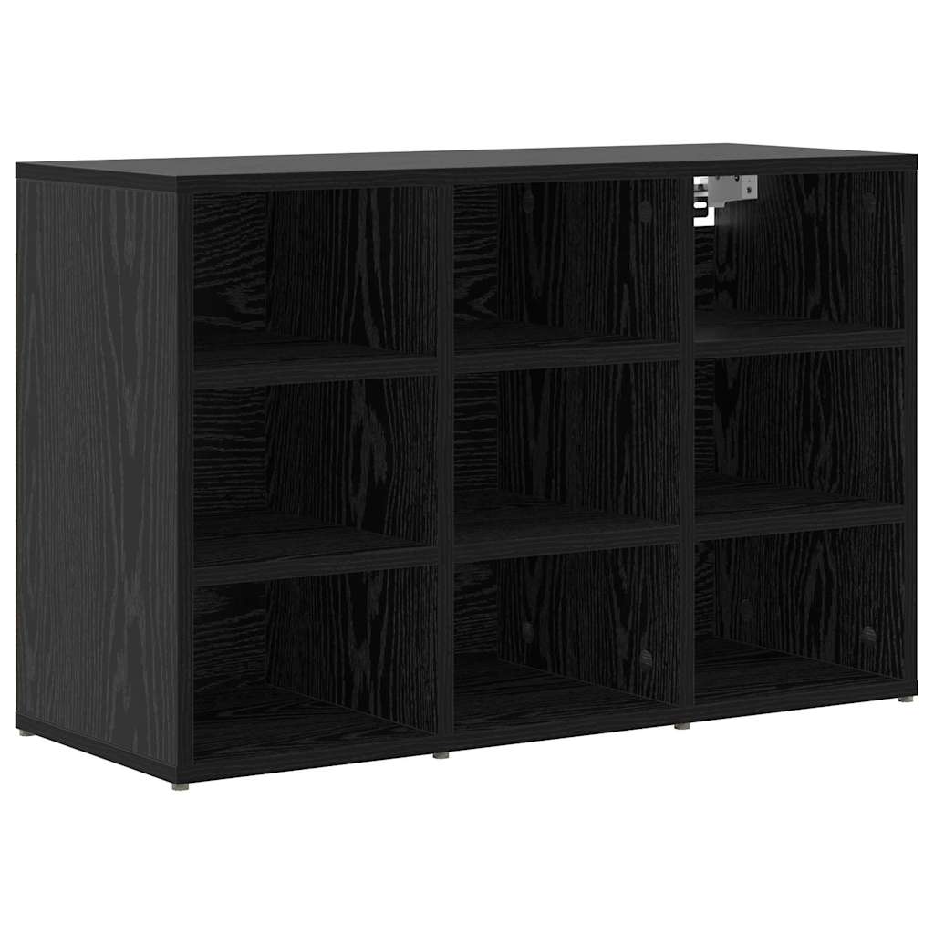 Schuhschrank Schwarze Eiche 77,5 x 30 x 51 cm Holzwerkstoff