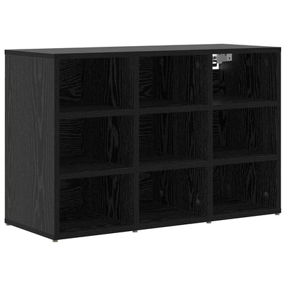 Schuhschrank Schwarze Eiche 77,5 x 30 x 51 cm Holzwerkstoff