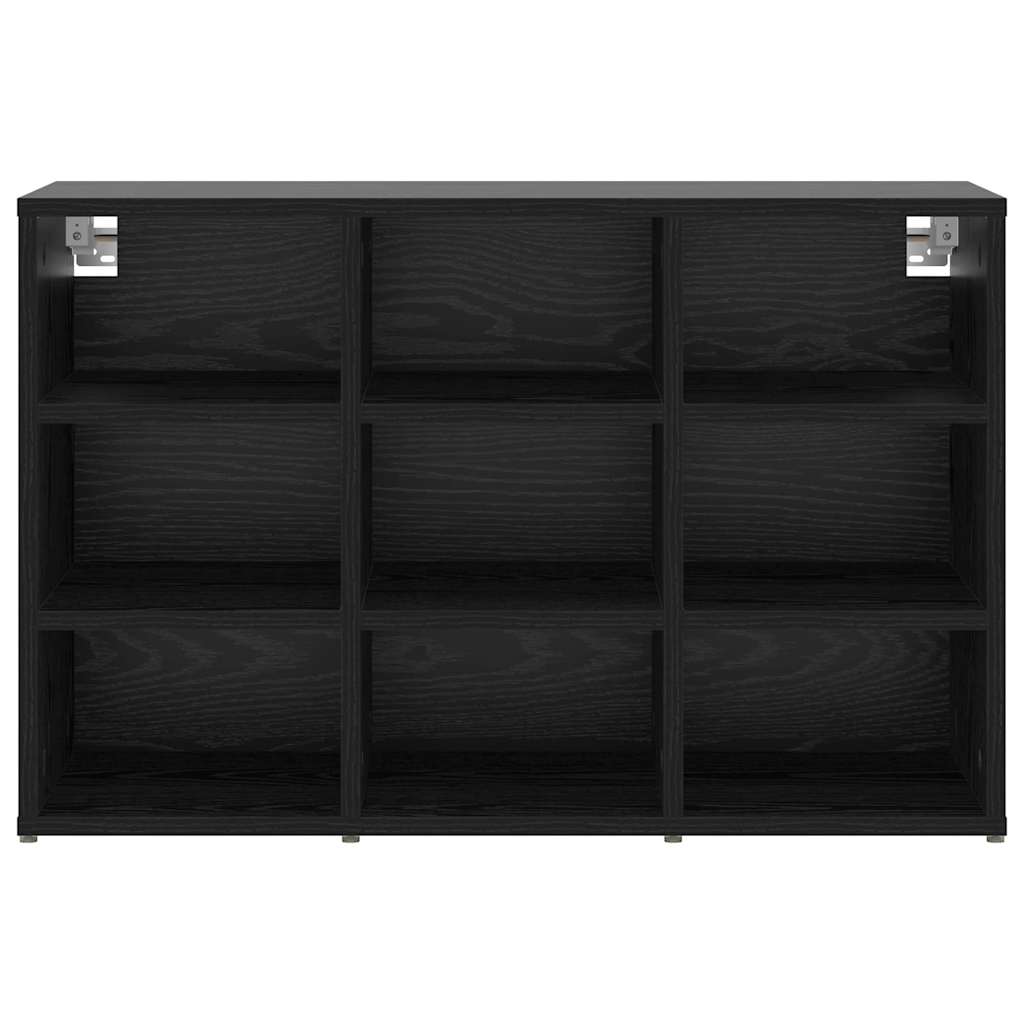 Schuhschrank Schwarze Eiche 77,5 x 30 x 51 cm Holzwerkstoff