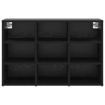 Schuhschrank Schwarze Eiche 77,5 x 30 x 51 cm Holzwerkstoff