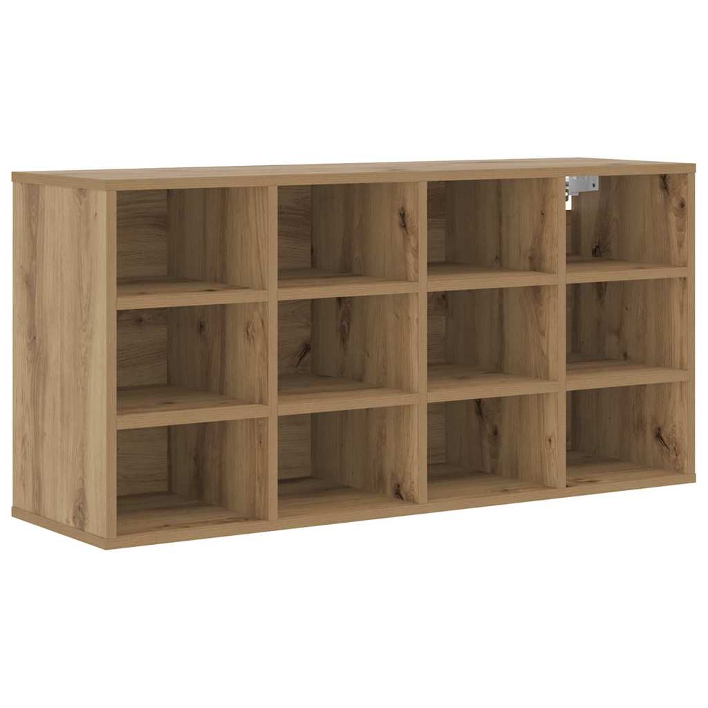 Schuhschrank Eiche handwerklich 103x30x51 cm Holzwerkstoff