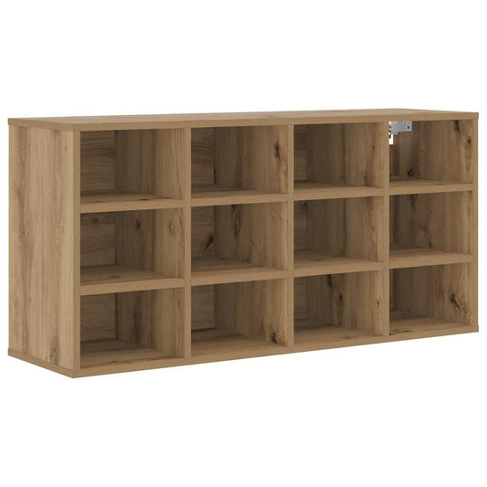 Schuhschrank Eiche handwerklich 103x30x51 cm Holzwerkstoff