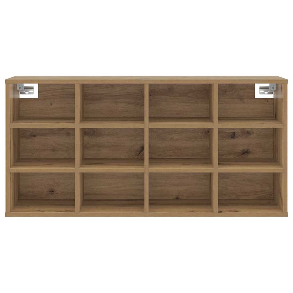 Schuhschrank Eiche handwerklich 103x30x51 cm Holzwerkstoff