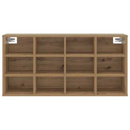 Schuhschrank Eiche handwerklich 103x30x51 cm Holzwerkstoff