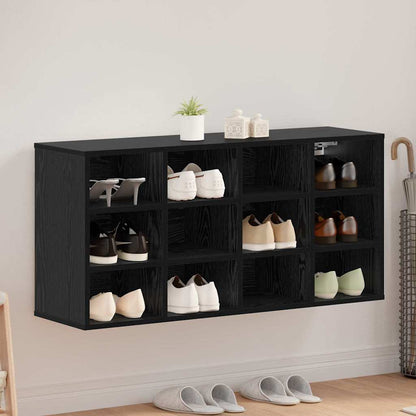 Schuhschrank Schwarze Eiche 103 x 30 x 51 cm Holzwerkstoff