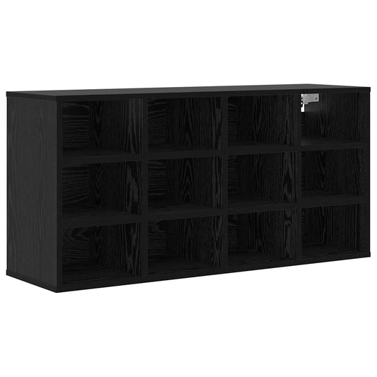 Schuhschrank Schwarze Eiche 103 x 30 x 51 cm Holzwerkstoff