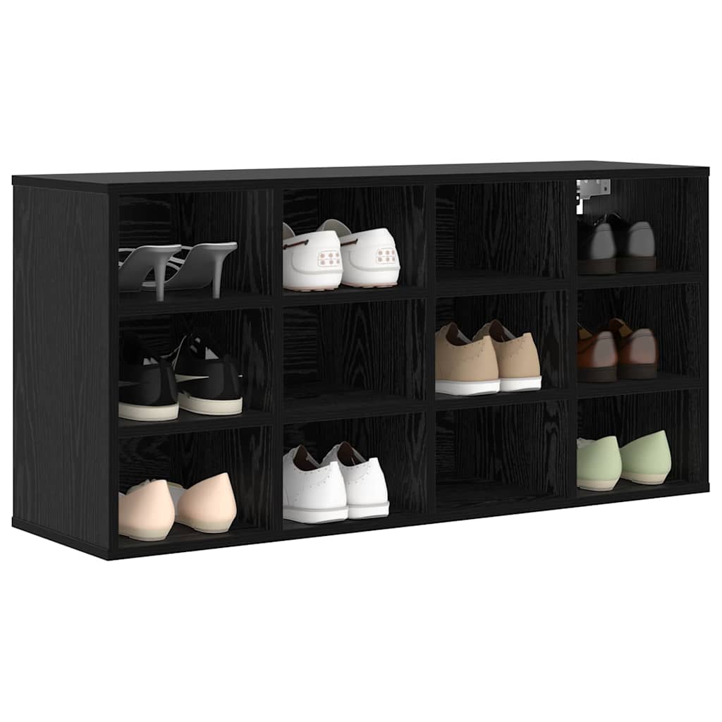 Schuhschrank Schwarze Eiche 103 x 30 x 51 cm Holzwerkstoff