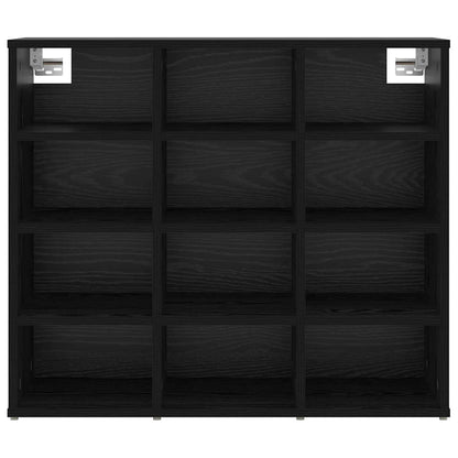 Schuhschrank Schwarze Eiche 77,5 x 30 x 67 cm Holzwerkstoff