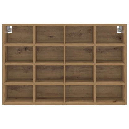 Schuhschrank Eiche handwerklich 103 x 30 x 67 cm Holzwerkstoff