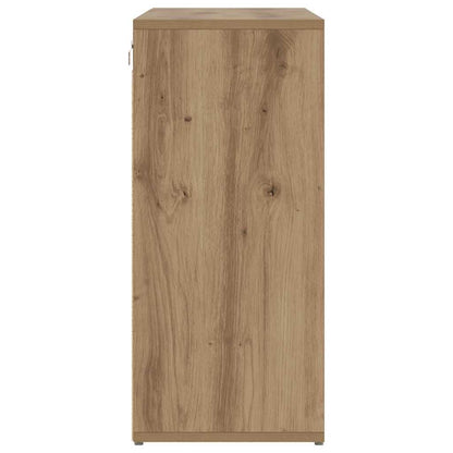 Schuhschrank Eiche handwerklich 103 x 30 x 67 cm Holzwerkstoff