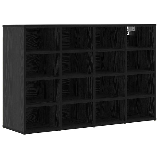 Schuhschrank Schwarze Eiche 103 x 30 x 67 cm Holzwerkstoff