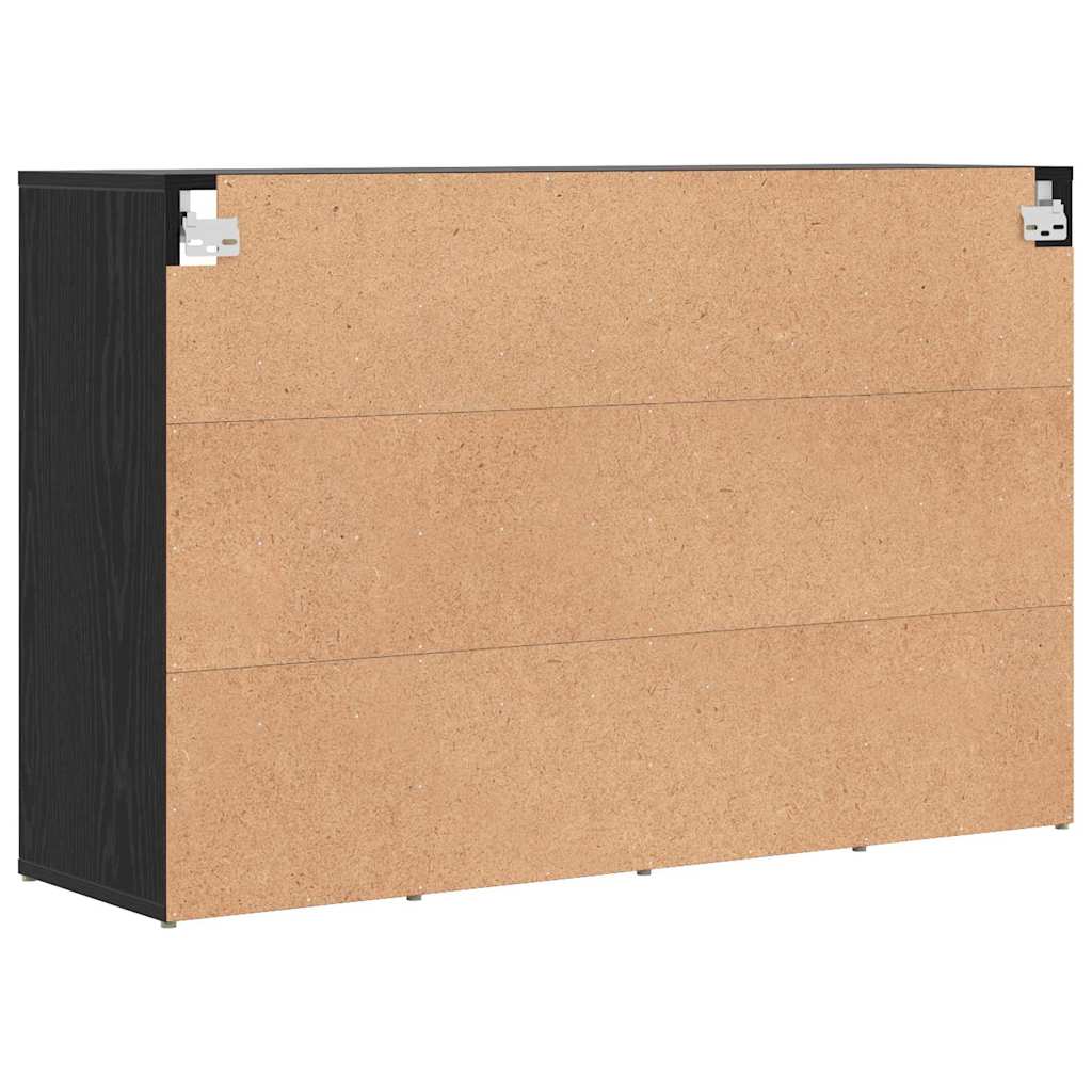 Schuhschrank Schwarze Eiche 103 x 30 x 67 cm Holzwerkstoff