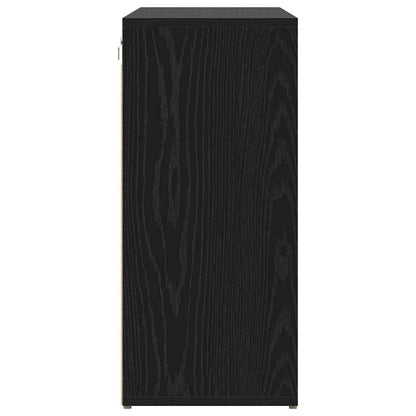 Schuhschrank Schwarze Eiche 103 x 30 x 67 cm Holzwerkstoff