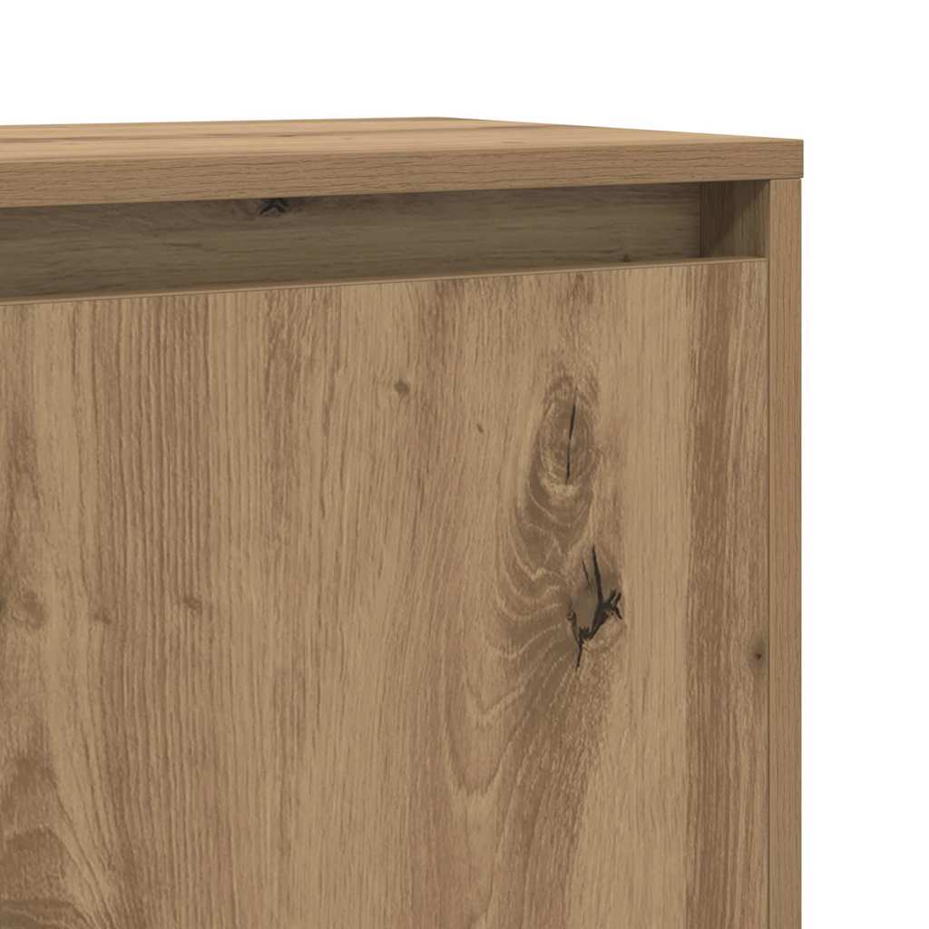 Sideboard Eiche handwerklich 97 x 29 x 75 cm Holzwerkstoff