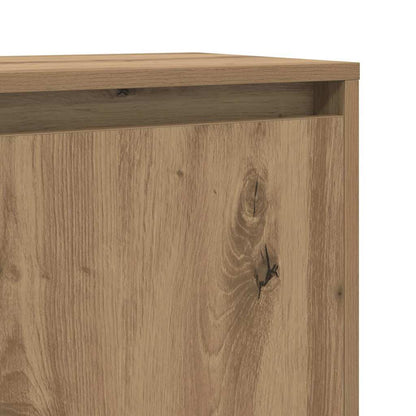 Sideboard Eiche handwerklich 97 x 29 x 75 cm Holzwerkstoff