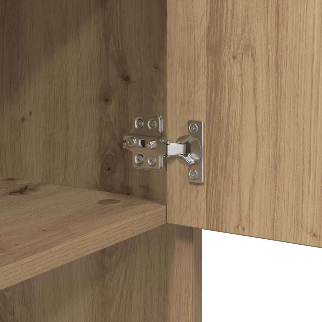 Sideboard Eiche handwerklich 97 x 29 x 75 cm Holzwerkstoff