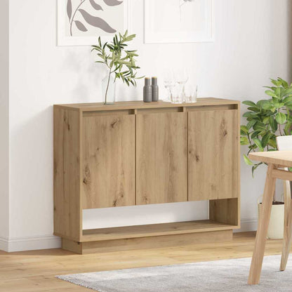 Sideboard Eiche handwerklich 97 x 29 x 75 cm Holzwerkstoff