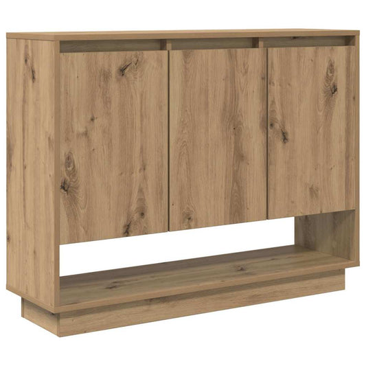Sideboard Eiche handwerklich 97 x 29 x 75 cm Holzwerkstoff