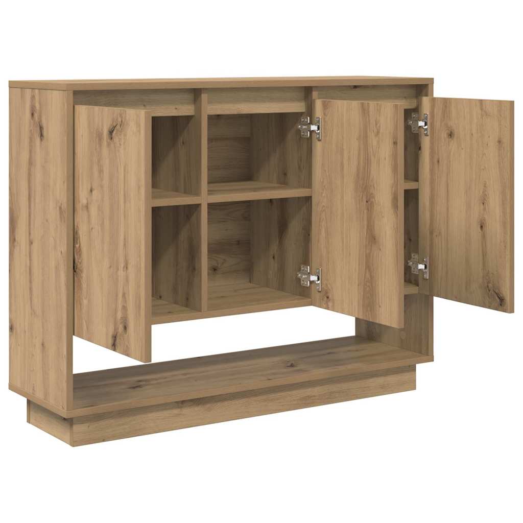 Sideboard Eiche handwerklich 97 x 29 x 75 cm Holzwerkstoff