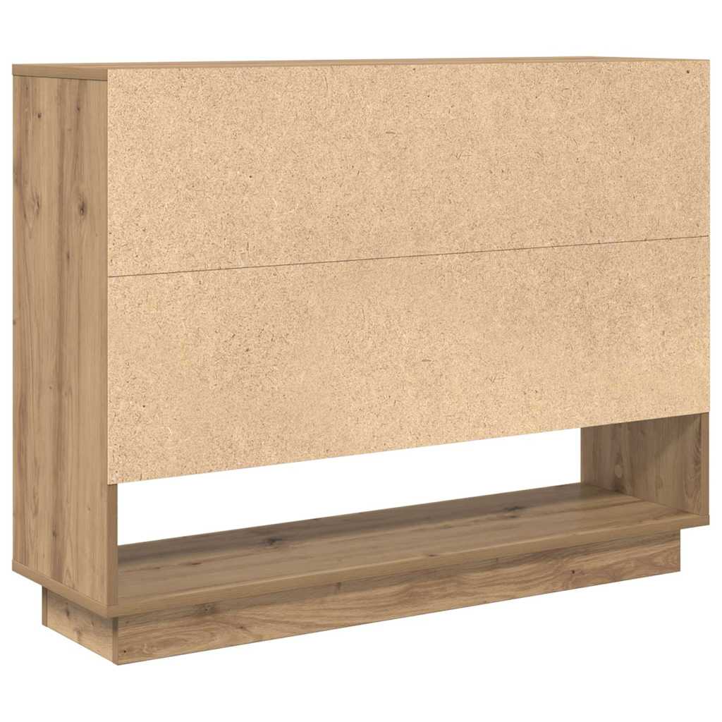 Sideboard Eiche handwerklich 97 x 29 x 75 cm Holzwerkstoff