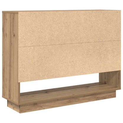 Sideboard Eiche handwerklich 97 x 29 x 75 cm Holzwerkstoff