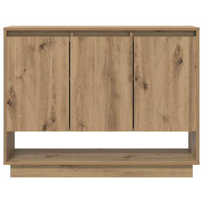 Sideboard Eiche handwerklich 97 x 29 x 75 cm Holzwerkstoff