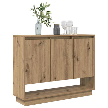 Sideboard Eiche handwerklich 97 x 29 x 75 cm Holzwerkstoff