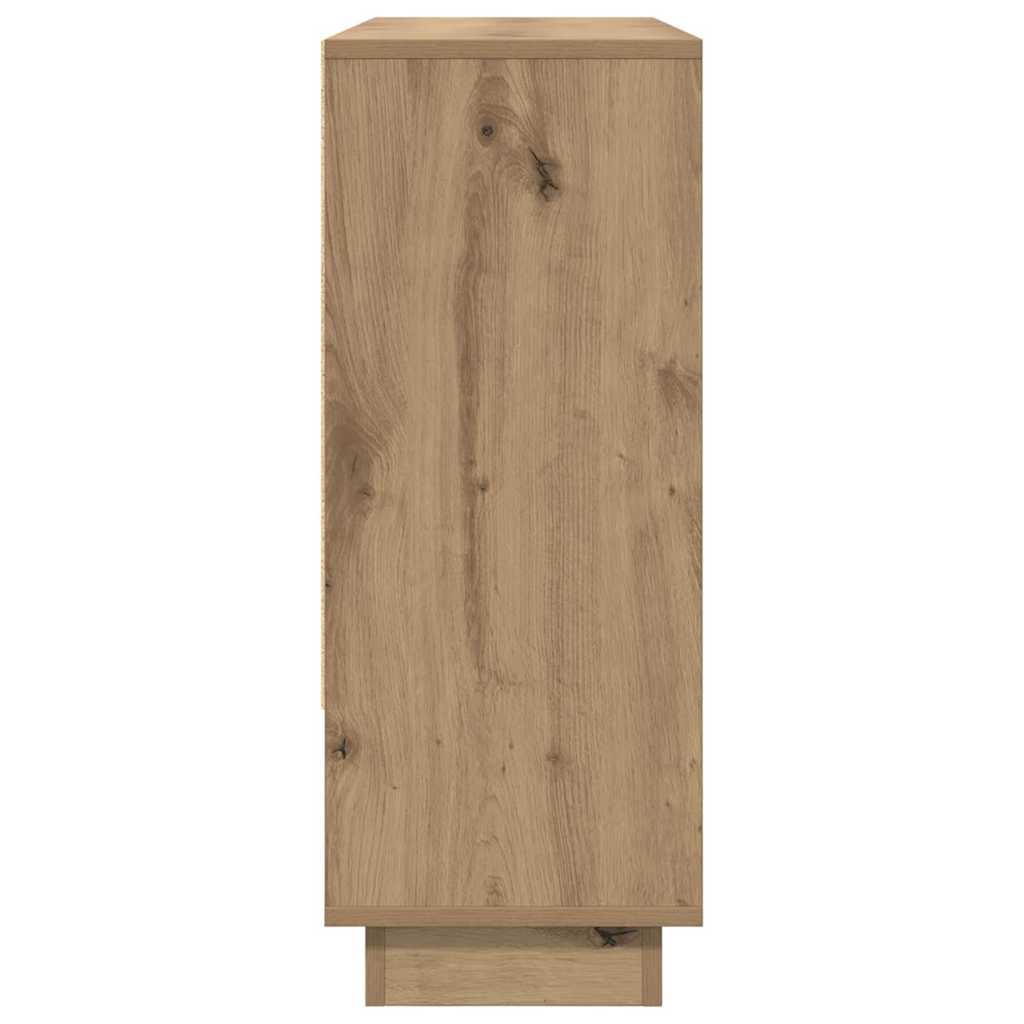 Sideboard Eiche handwerklich 97 x 29 x 75 cm Holzwerkstoff