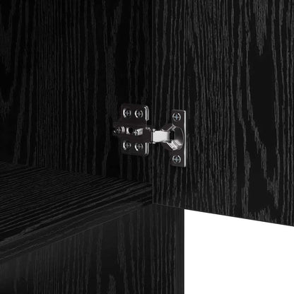 Sideboard Schwarze Eiche 97 x 29 x 75 cm Holzwerkstoff