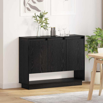 Sideboard Schwarze Eiche 97 x 29 x 75 cm Holzwerkstoff