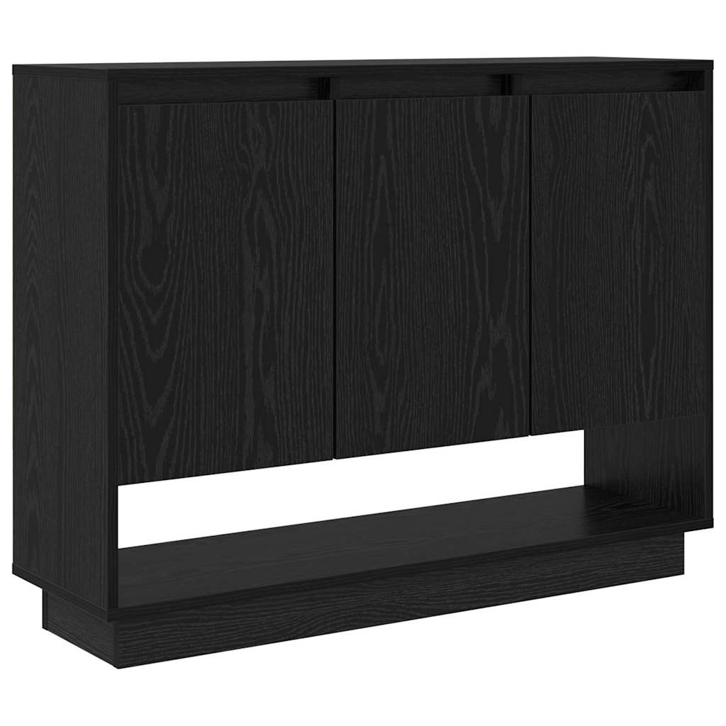 Sideboard Schwarze Eiche 97 x 29 x 75 cm Holzwerkstoff