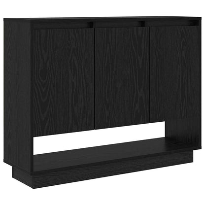 Sideboard Schwarze Eiche 97 x 29 x 75 cm Holzwerkstoff