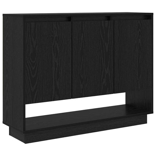 Sideboard Schwarze Eiche 97 x 29 x 75 cm Holzwerkstoff