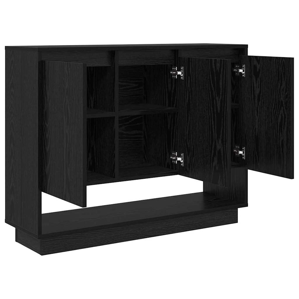 Sideboard Schwarze Eiche 97 x 29 x 75 cm Holzwerkstoff
