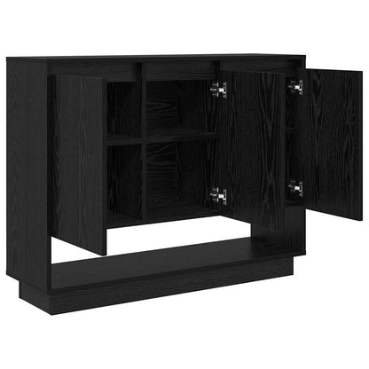 Sideboard Schwarze Eiche 97 x 29 x 75 cm Holzwerkstoff