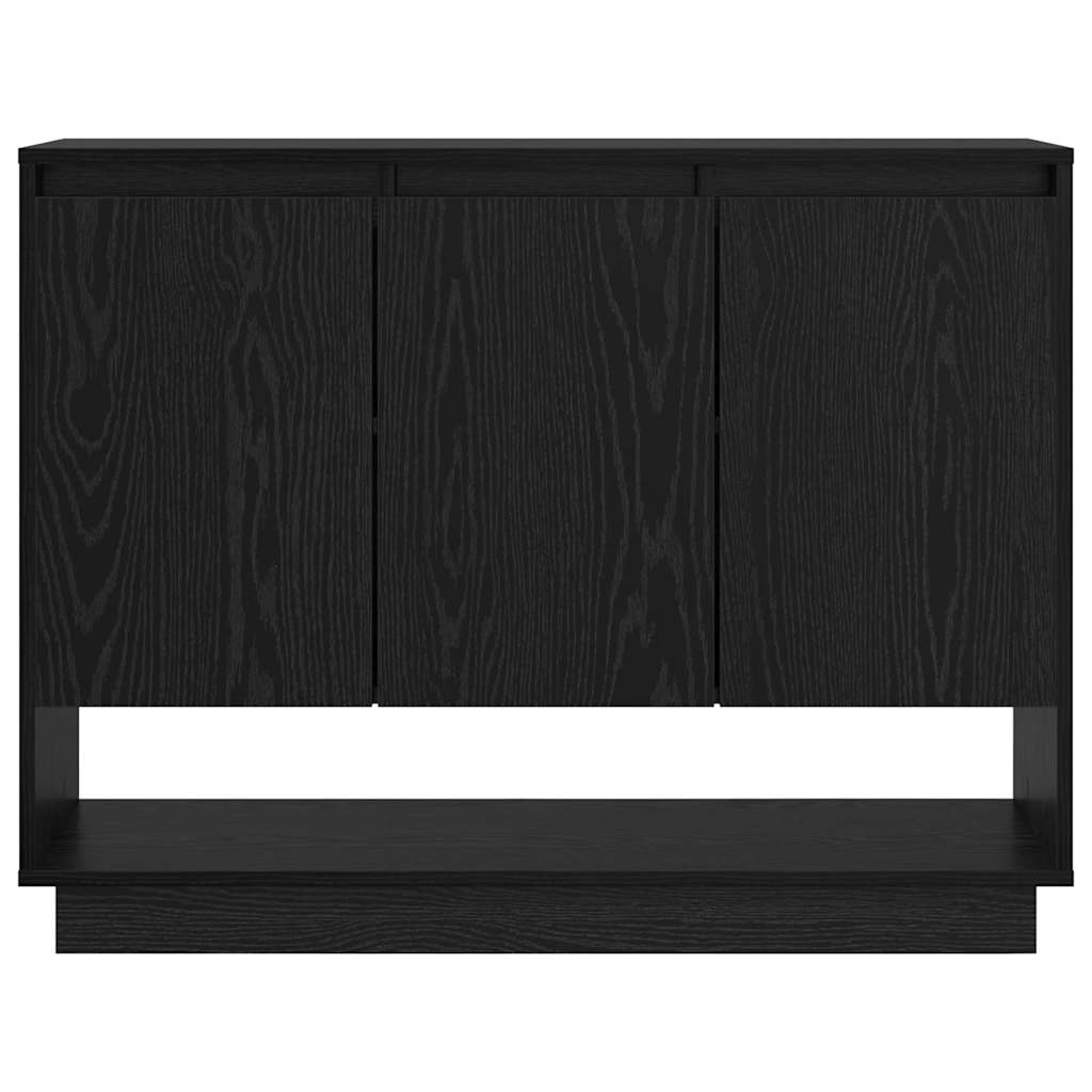 Sideboard Schwarze Eiche 97 x 29 x 75 cm Holzwerkstoff